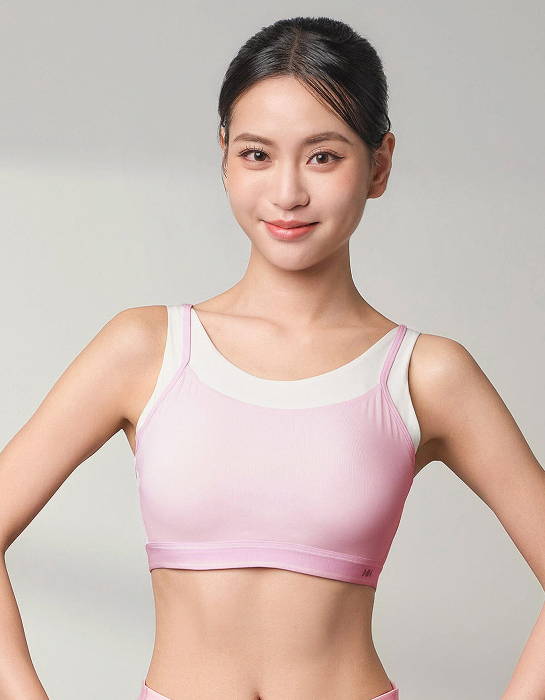 (No photo) HOW-AIRY Ribbed Breathable Medium Impact Sports Bra Sports Bra Her own words SPORTS 