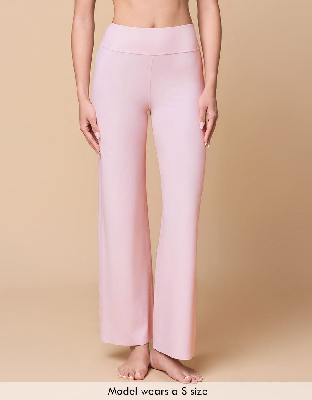 HOW-EFFORTLESS Mid Waist Straightleg Pants Leggings Her own words SPORTS 