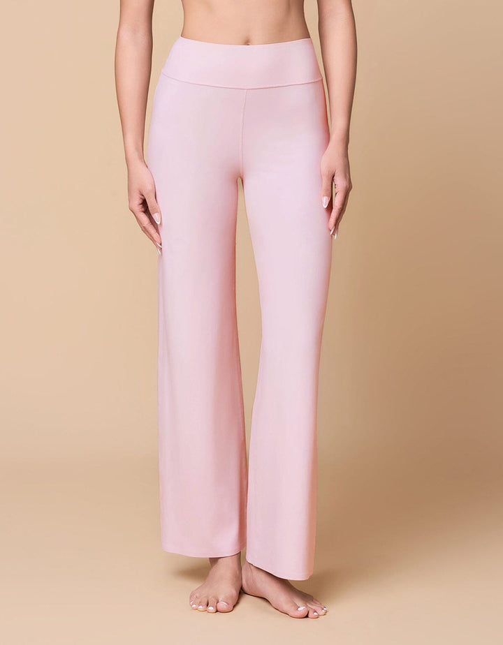 HOW-EFFORTLESS Mid Waist Straightleg Pants Leggings Her own words SPORTS 
