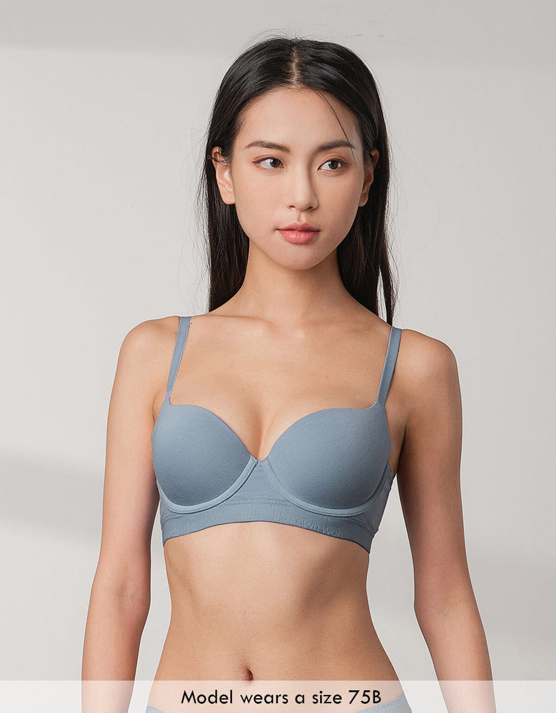 COTTON REmarshmallowPad™ & REherbafoam™ Balconette Light Push Up Bra Bra Her own words 