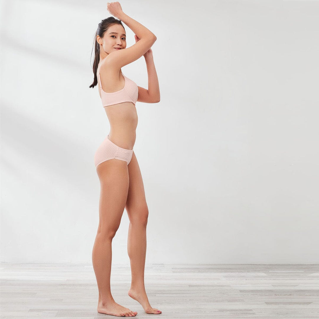 Supima® Cotton W-Shape support Non wired Push Up Bra Bra Her Own Words 