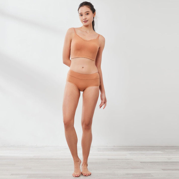 Supima® Cotton REextraSkin™ W-Shape Support Longline Bra Top Bra Her Own Words 