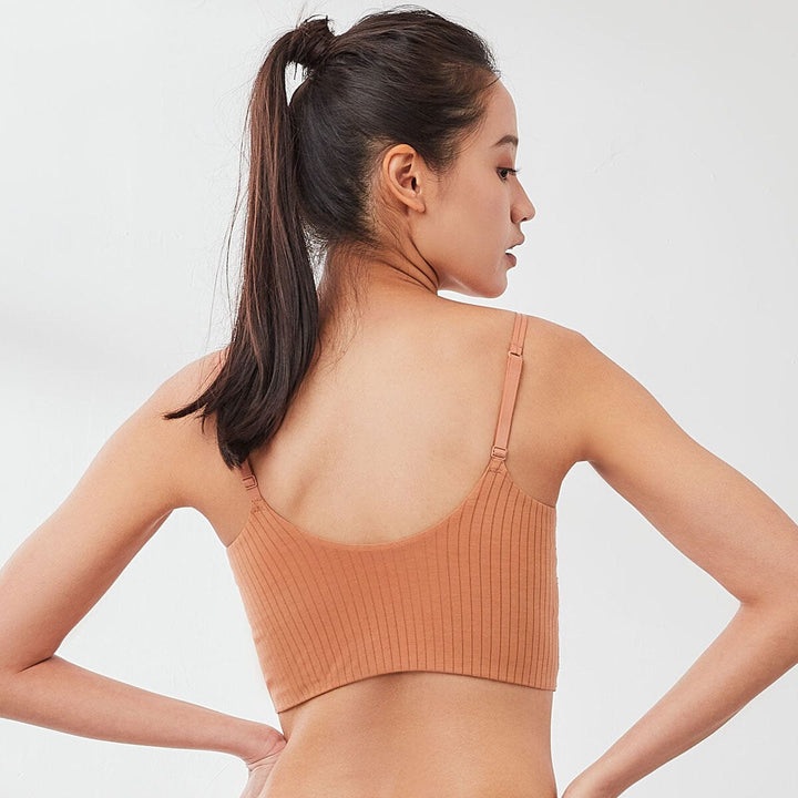 Supima® Cotton REextraSkin™ W-Shape Support Longline Bra Top Bra Her Own Words 