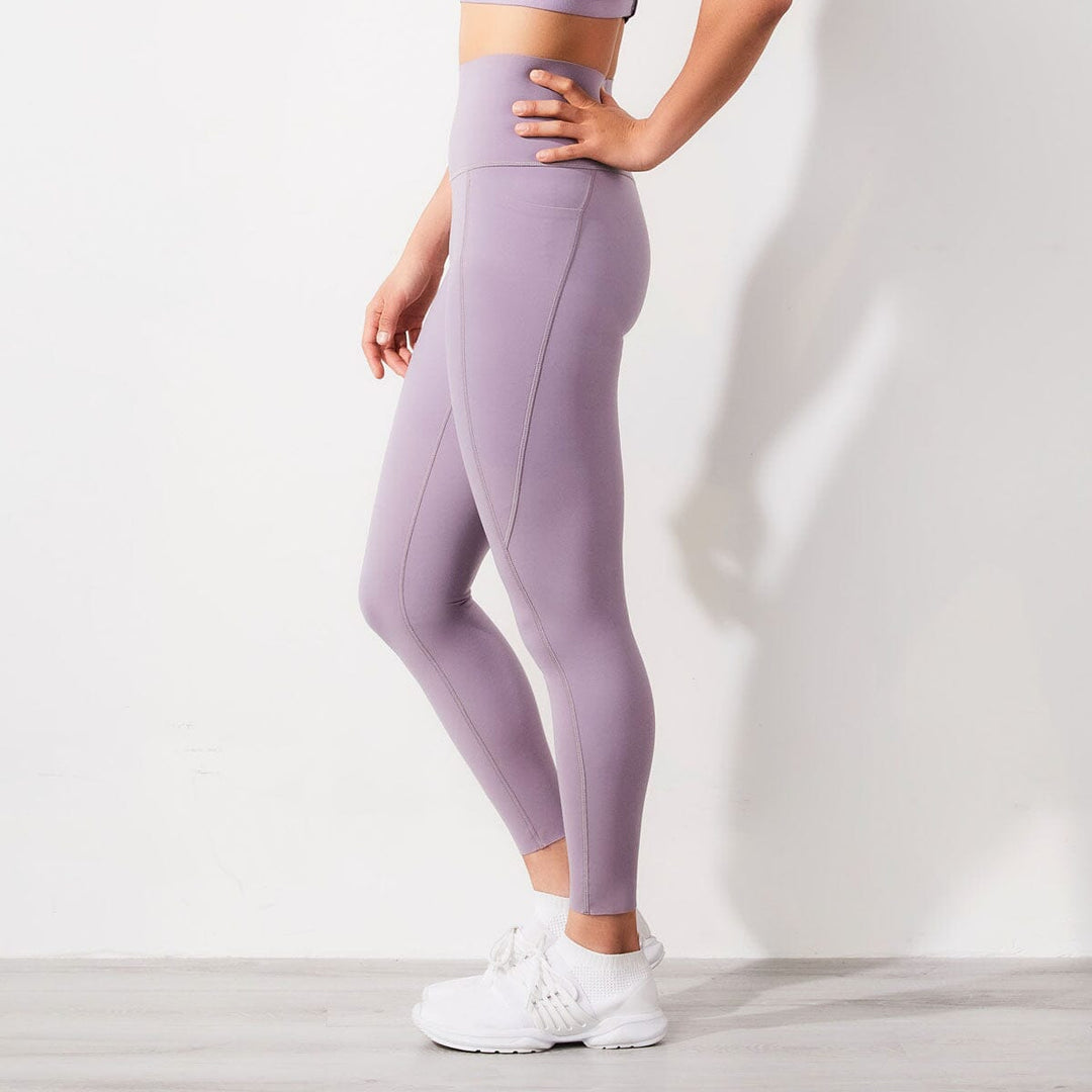 High-Waist No Front Seam Full Length Sports Leggings Leggings Sweat Float 